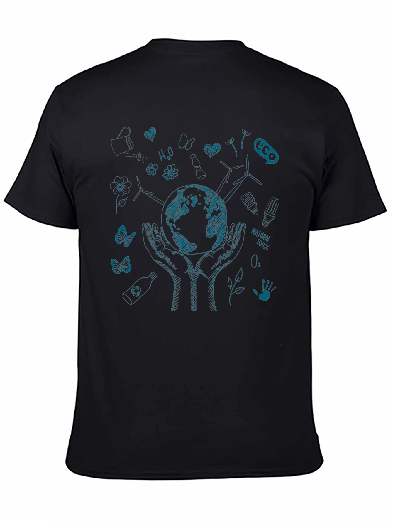 Eco-Friendly Graphic Print T-Shirt
