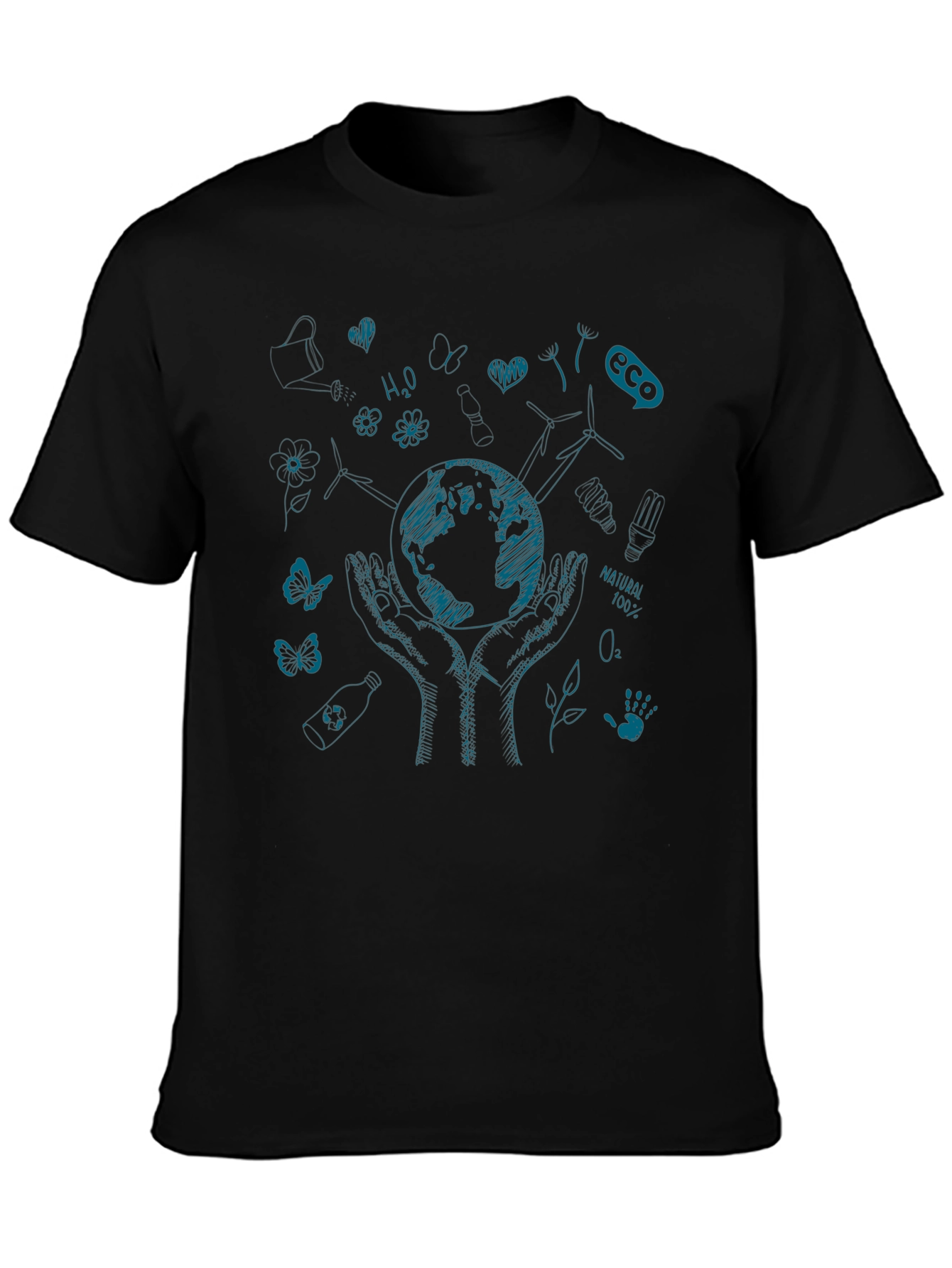 Eco-Friendly Graphic Print T-Shirt
