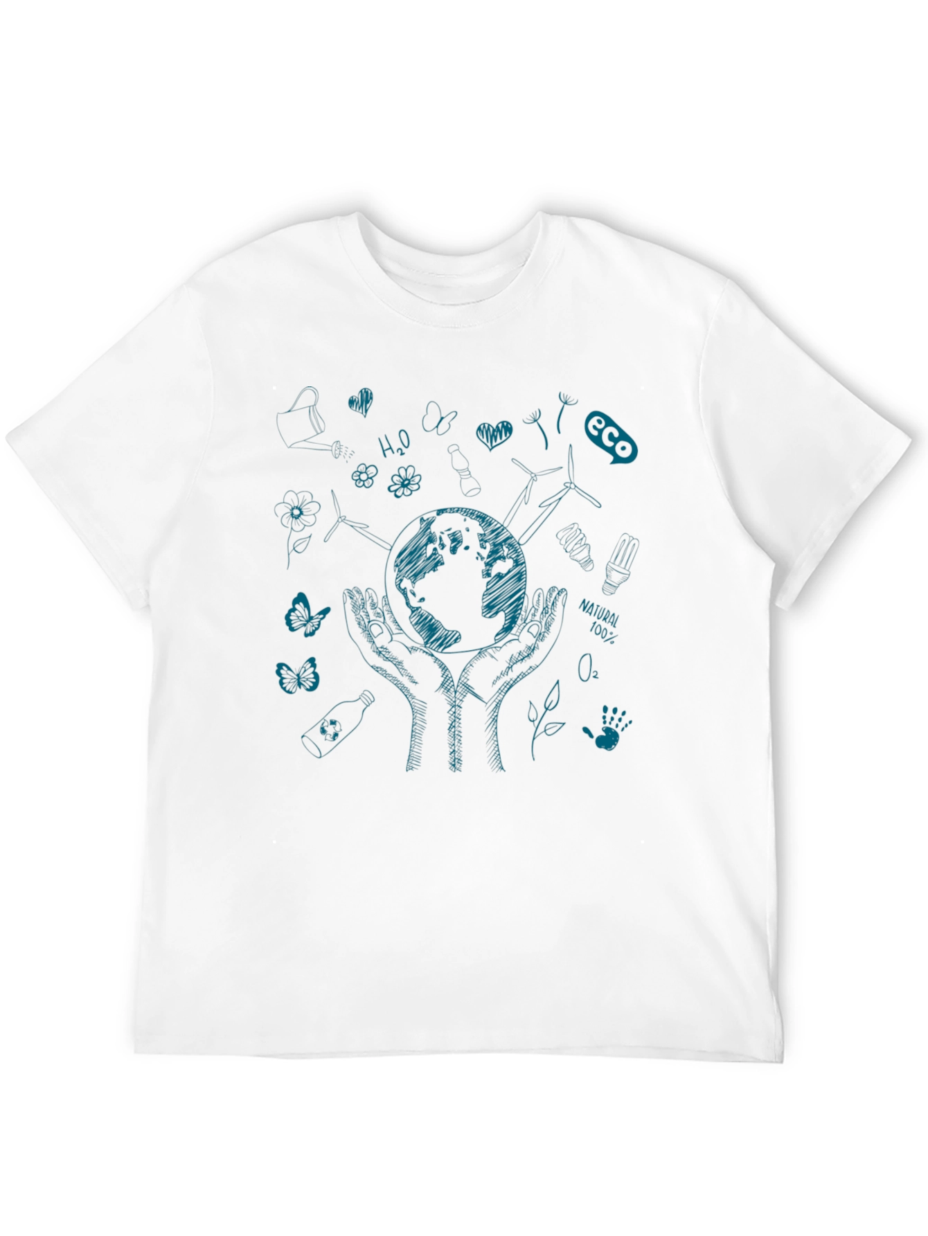 Eco-Friendly Graphic Print T-Shirt