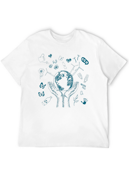 Eco-Friendly Graphic Print T-Shirt