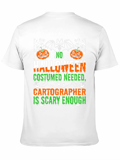 Halloween Cartographer T-Shirt - Scary Enough Costume Tee