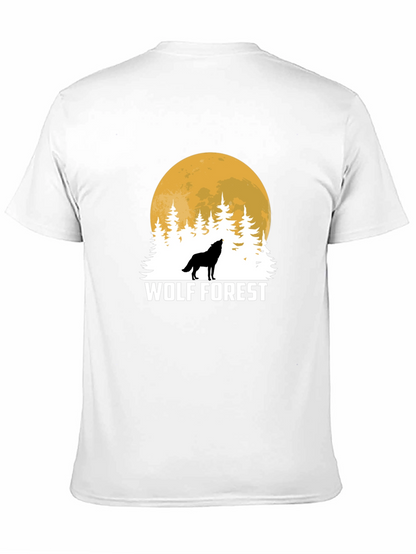 Wolf Forest Black T-Shirt