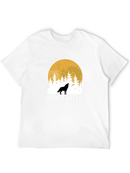 Wolf Forest Black T-Shirt