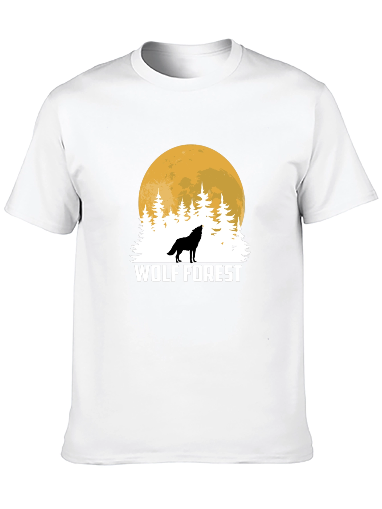 Wolf Forest Black T-Shirt