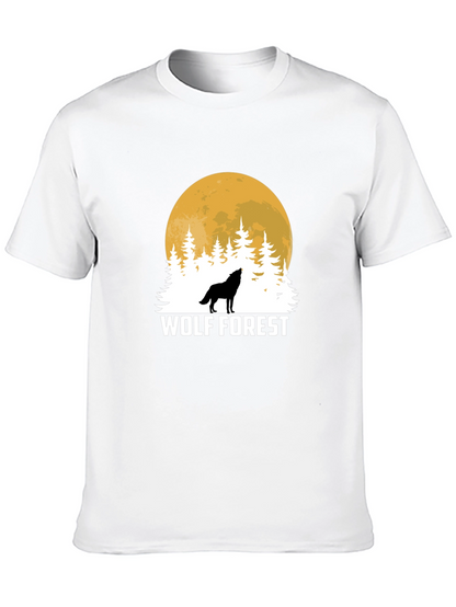Wolf Forest Black T-Shirt
