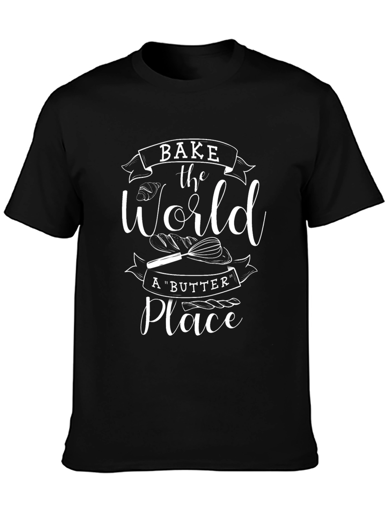 Bake the World T-Shirt - Unisex Cotton Tee