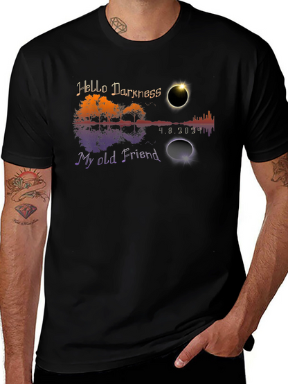 Eclipse Hello Darkness My Old Friend T-Shirt