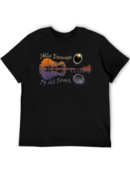 Eclipse Hello Darkness My Old Friend T-Shirt