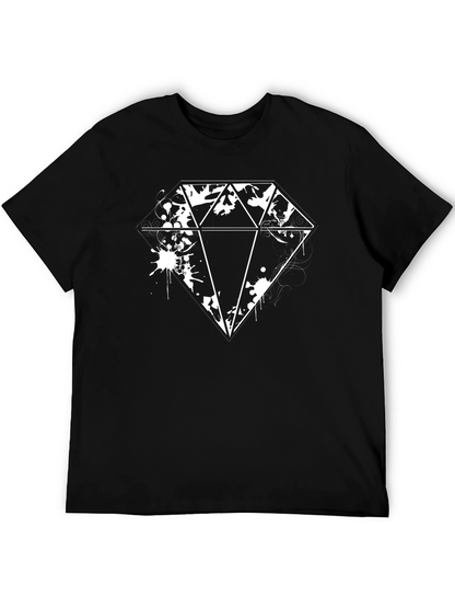 Diamond Graphic Black T-Shirt