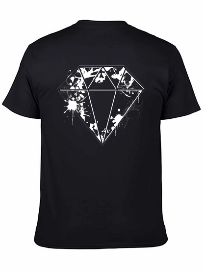 Diamond Graphic Black T-Shirt