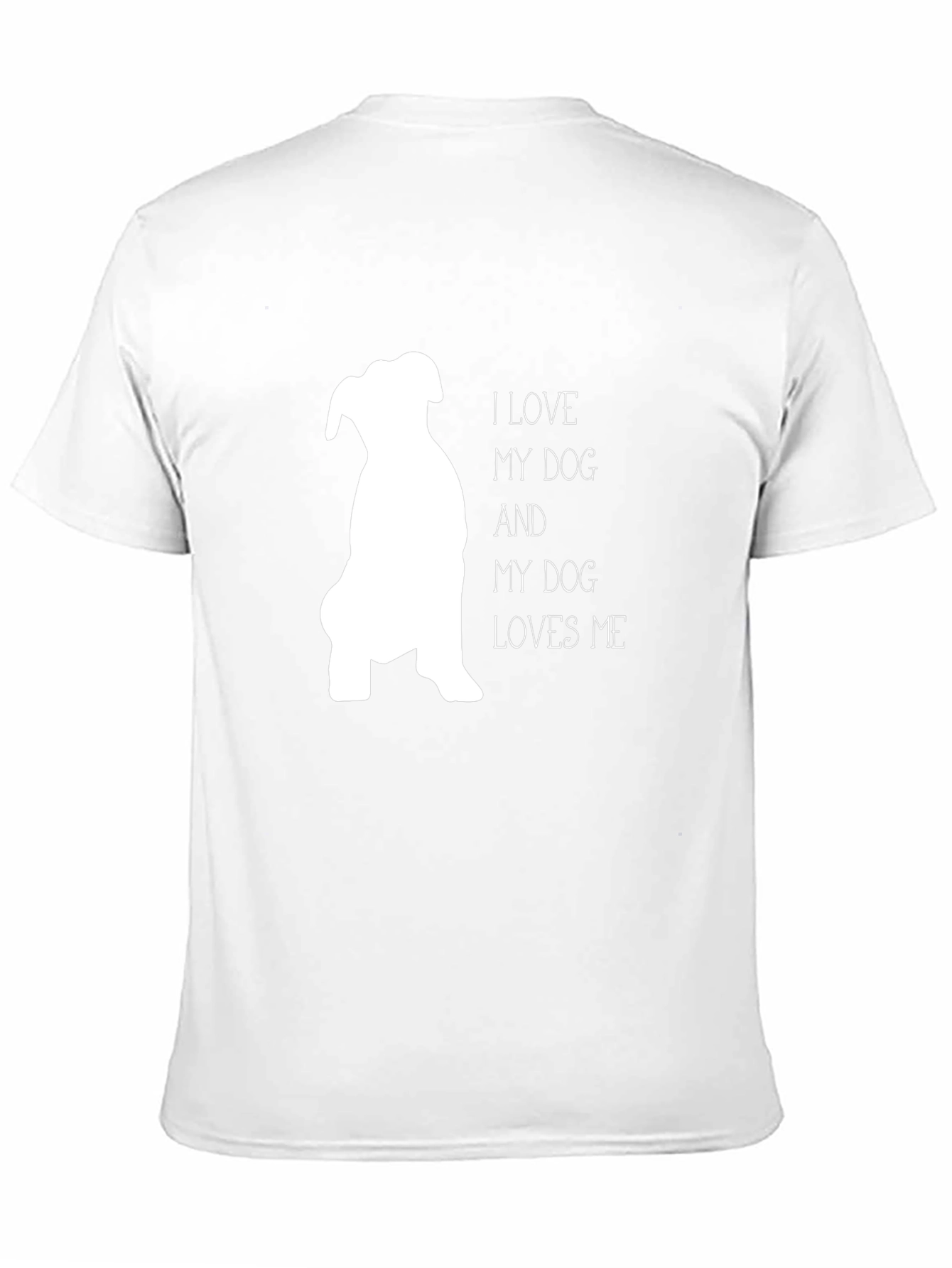 I Love My Dog T-Shirt - Black Graphic Tee