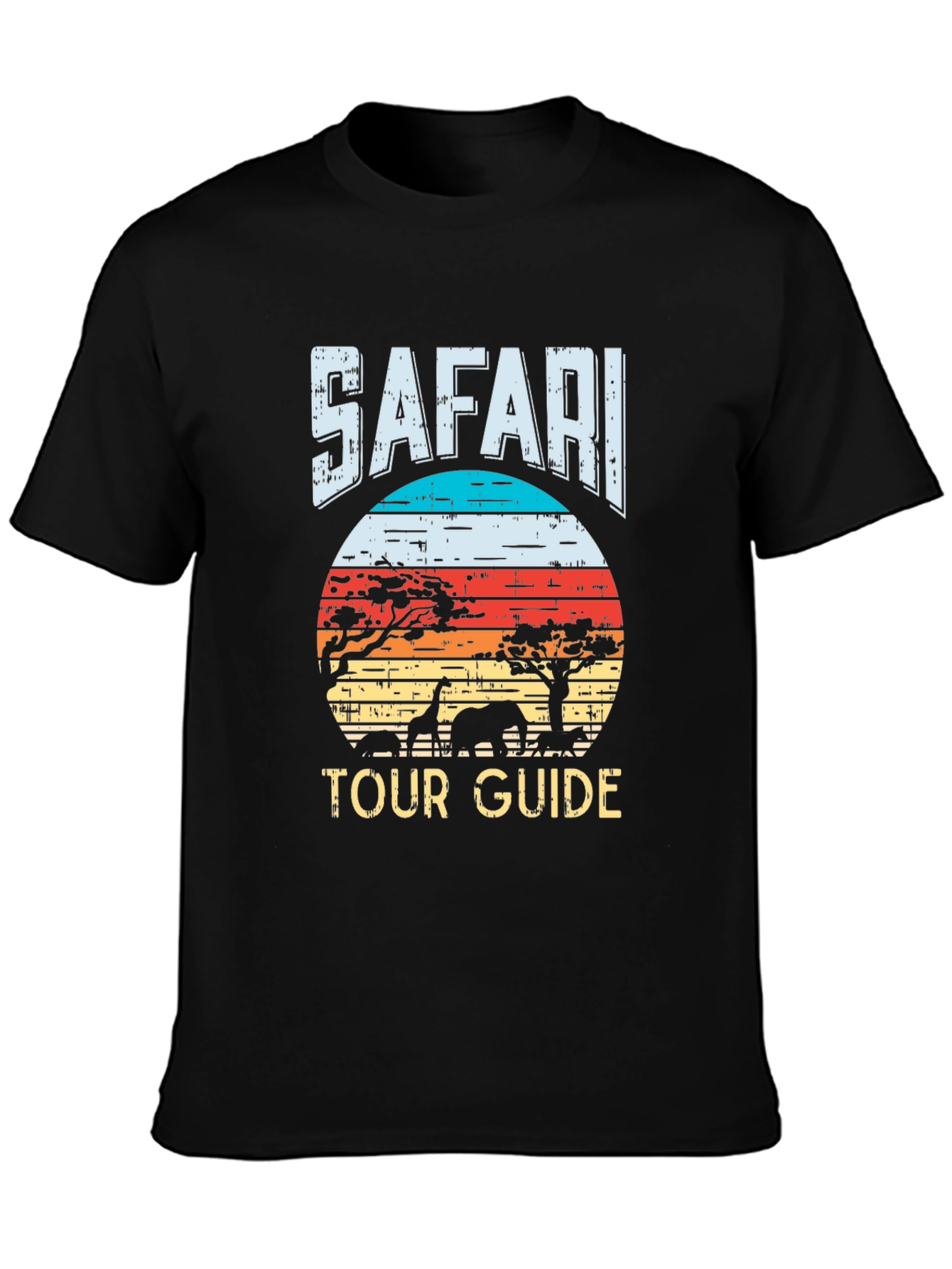 Safari Tour Guide Graphic T-Shirt