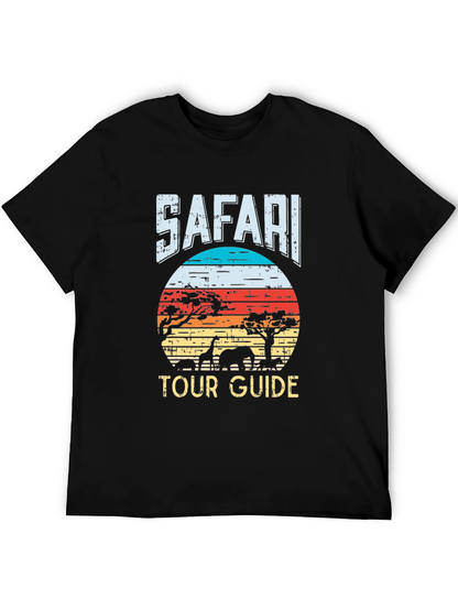 Safari Tour Guide Graphic T-Shirt