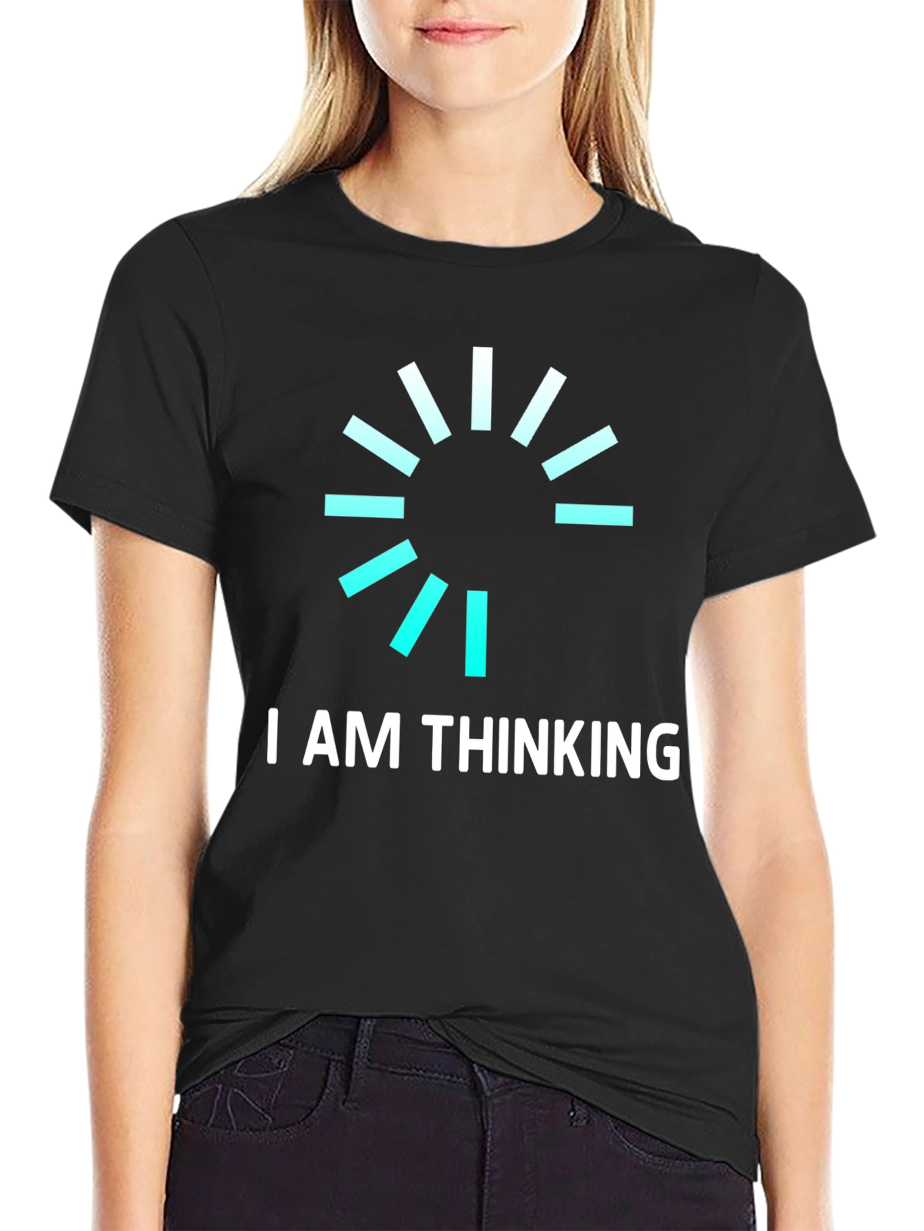 I AM THINKING Funny Graphic Tee
