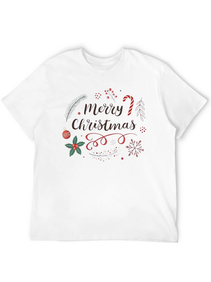 Festive Merry Christmas Graphic T-Shirt