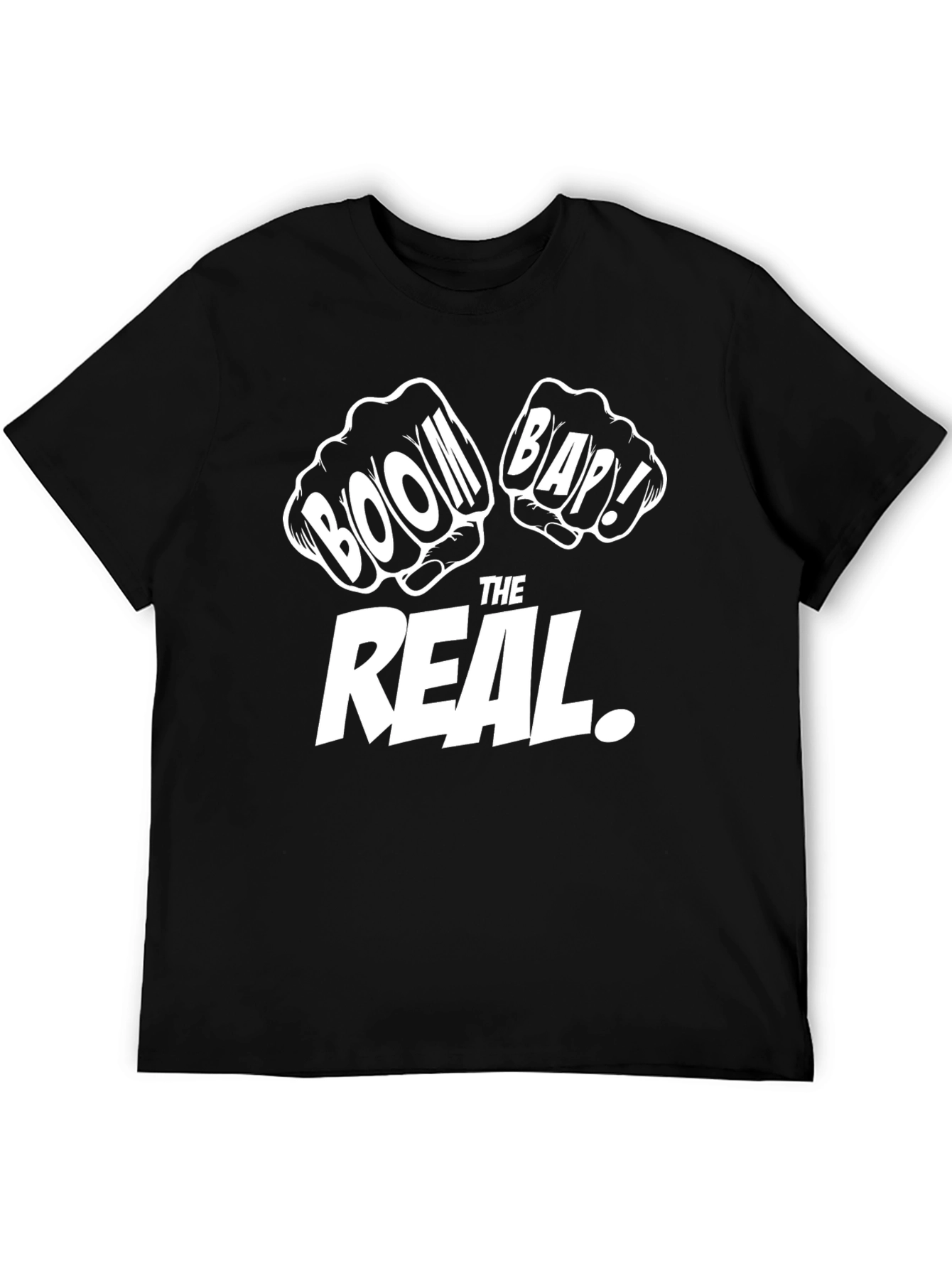 Boom Bap THE REAL. Black Graphic Tee