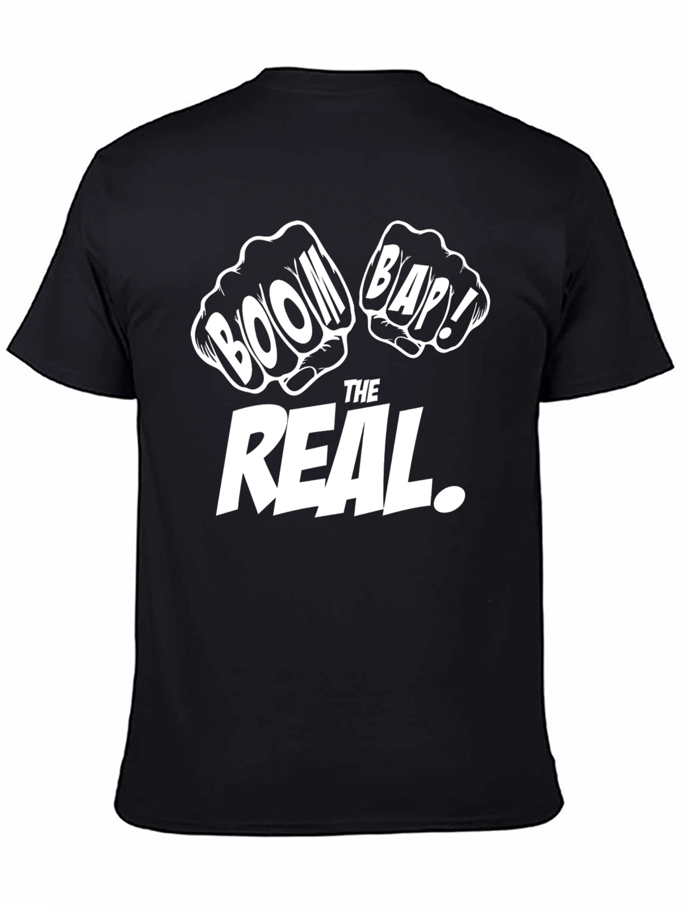 Boom Bap THE REAL. Black Graphic Tee