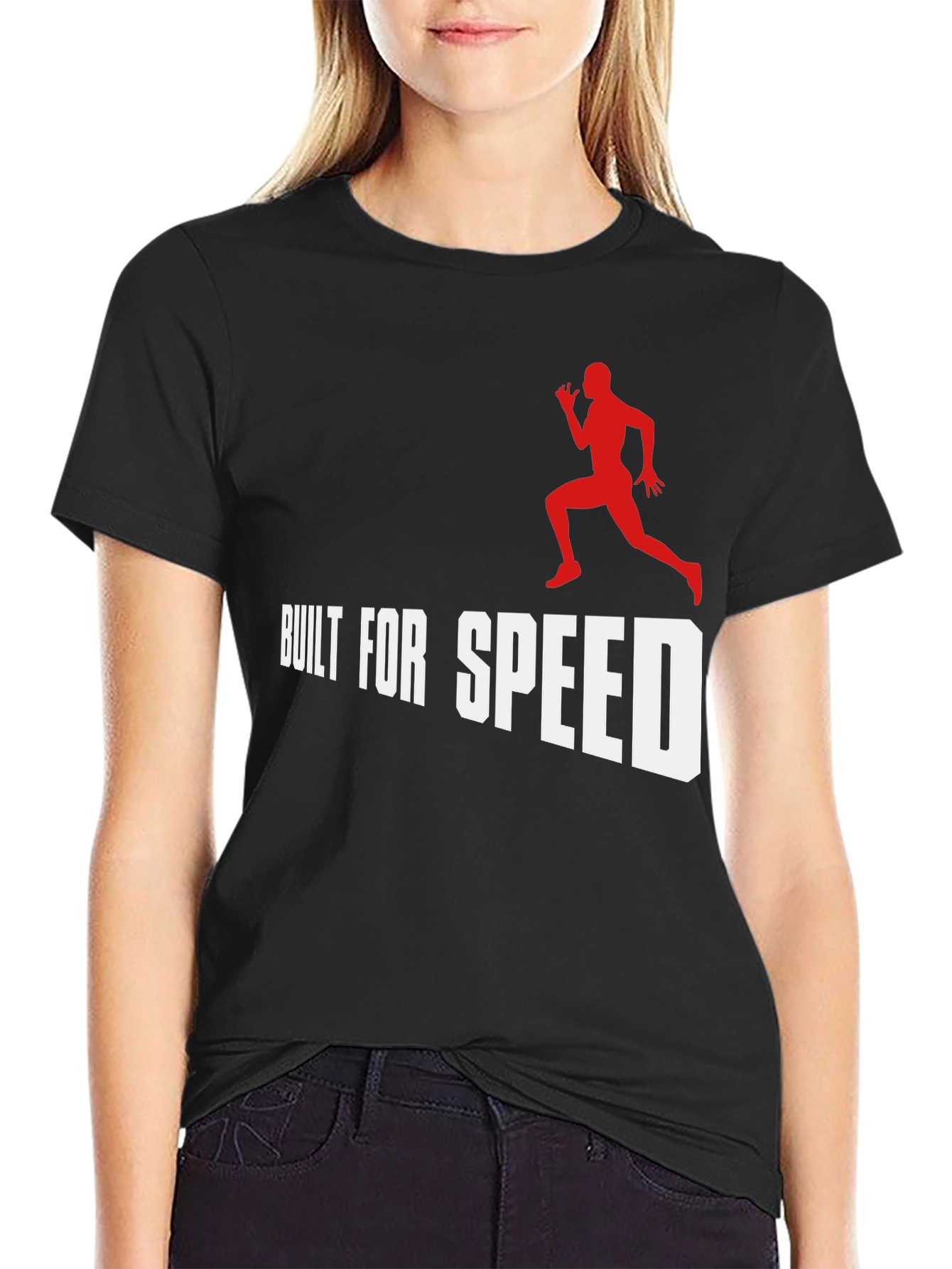 Built for Speed Black Graphic Tee