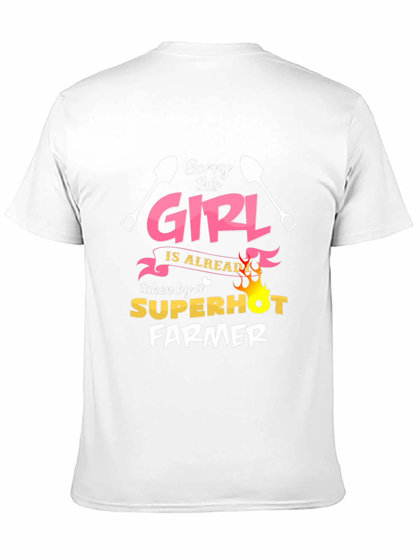 Funny Farmer T-Shirt - Sorry This Girl Taken