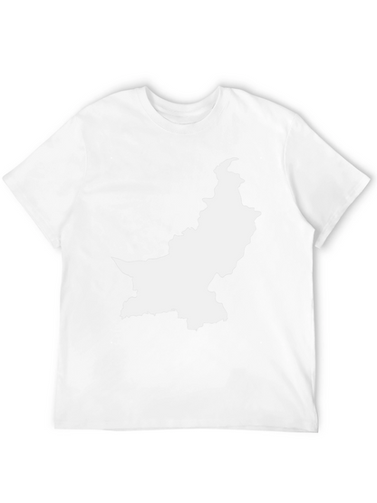 Pakistan Map Black T-Shirt - Show Your Pride