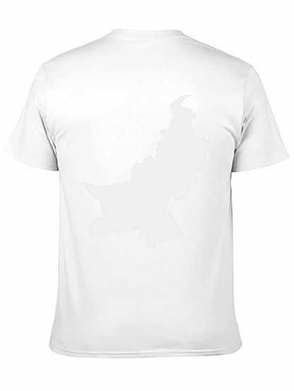 Pakistan Map Black T-Shirt - Show Your Pride