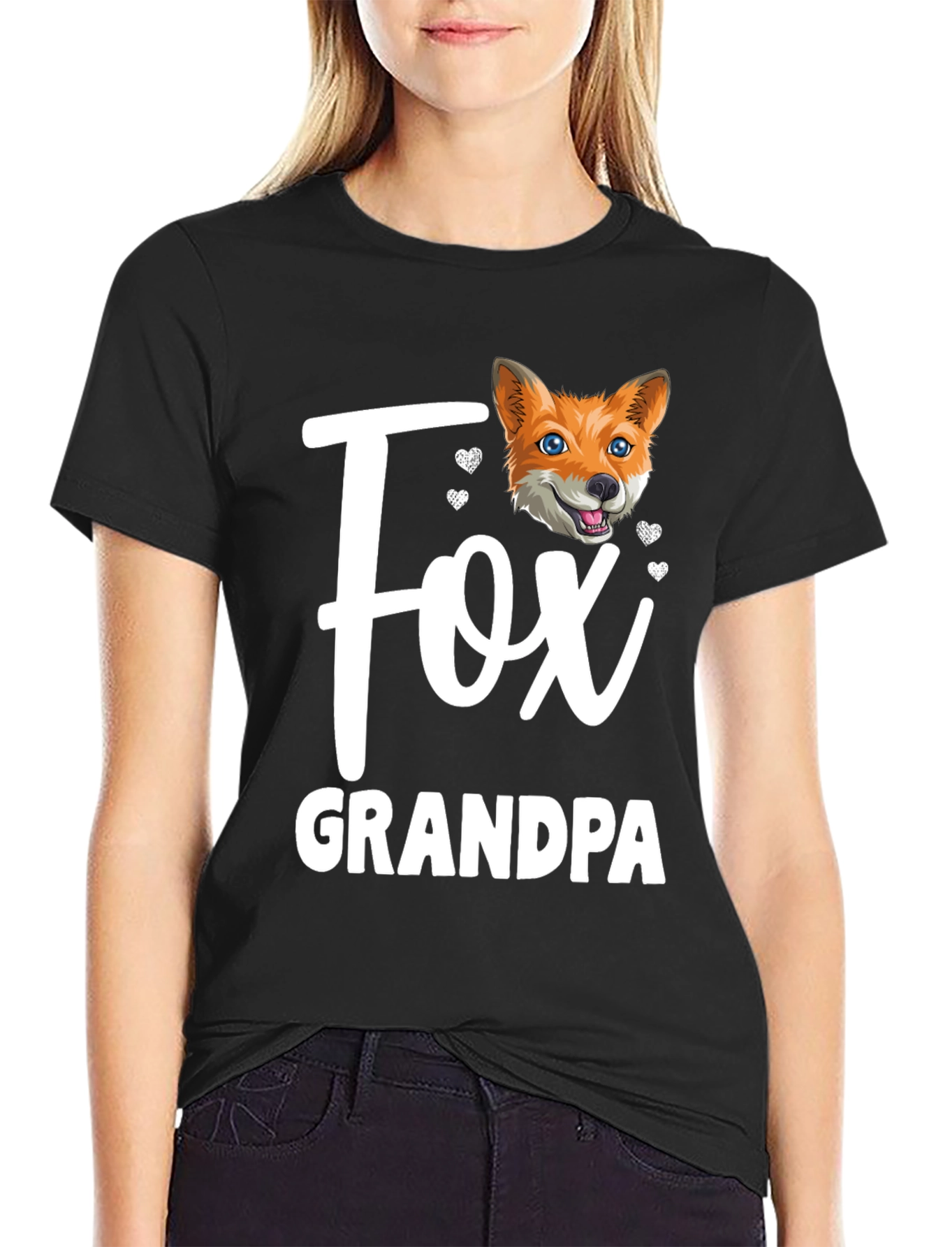 Fox Grandpa T-Shirt - Cute Animal Graphic Tee