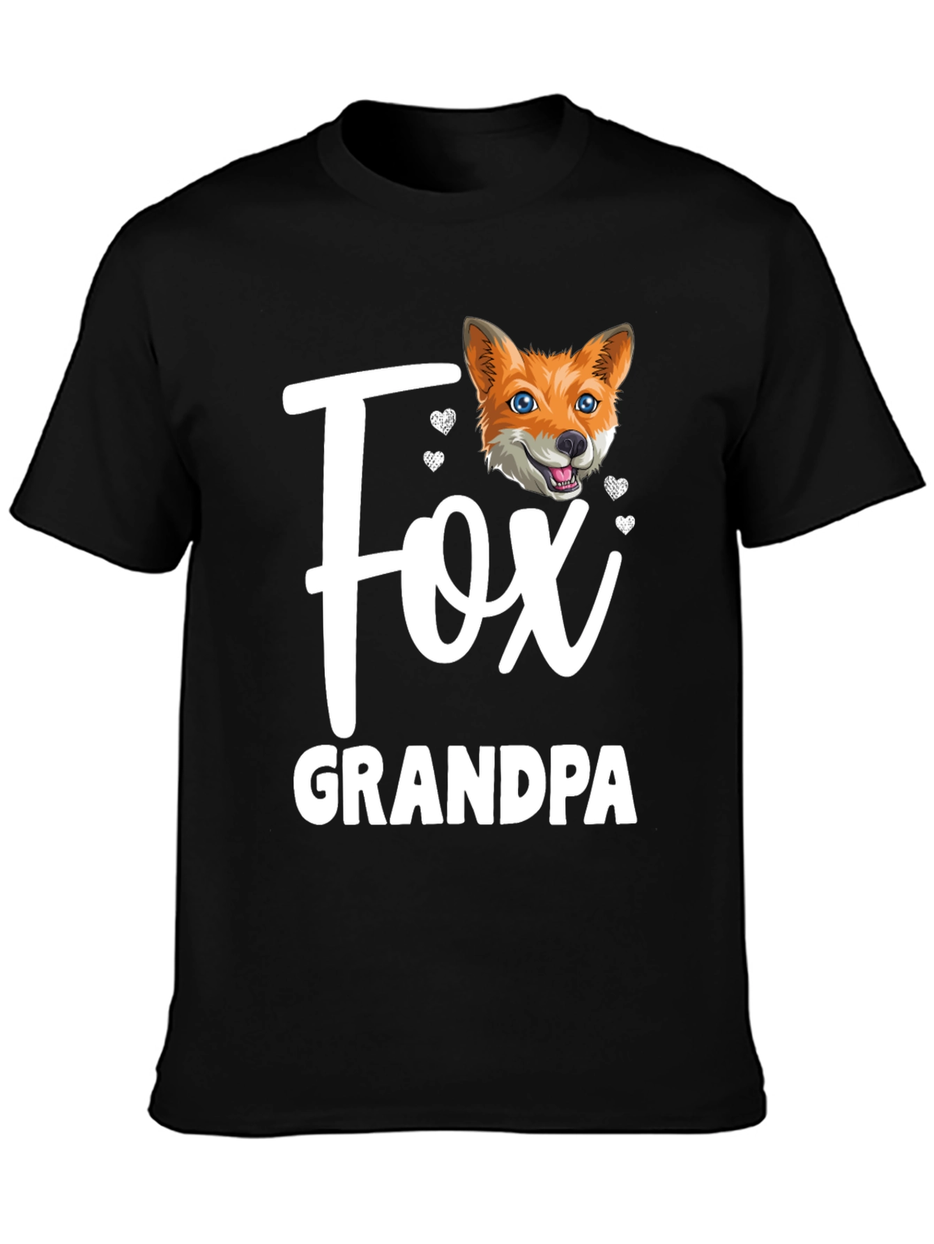 Fox Grandpa T-Shirt - Cute Animal Graphic Tee