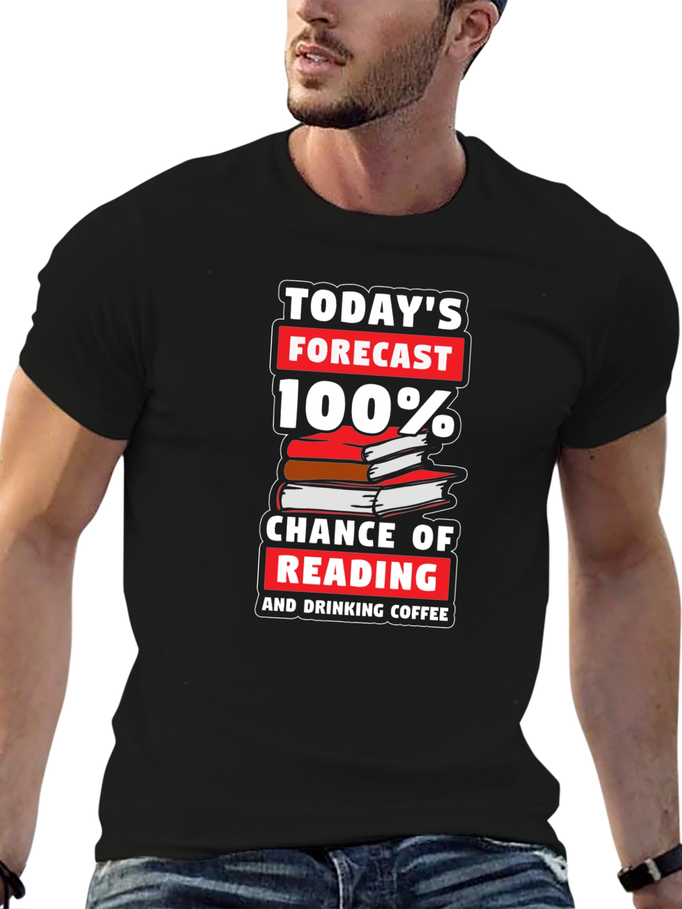 Reading & Coffee Forecast T-Shirt