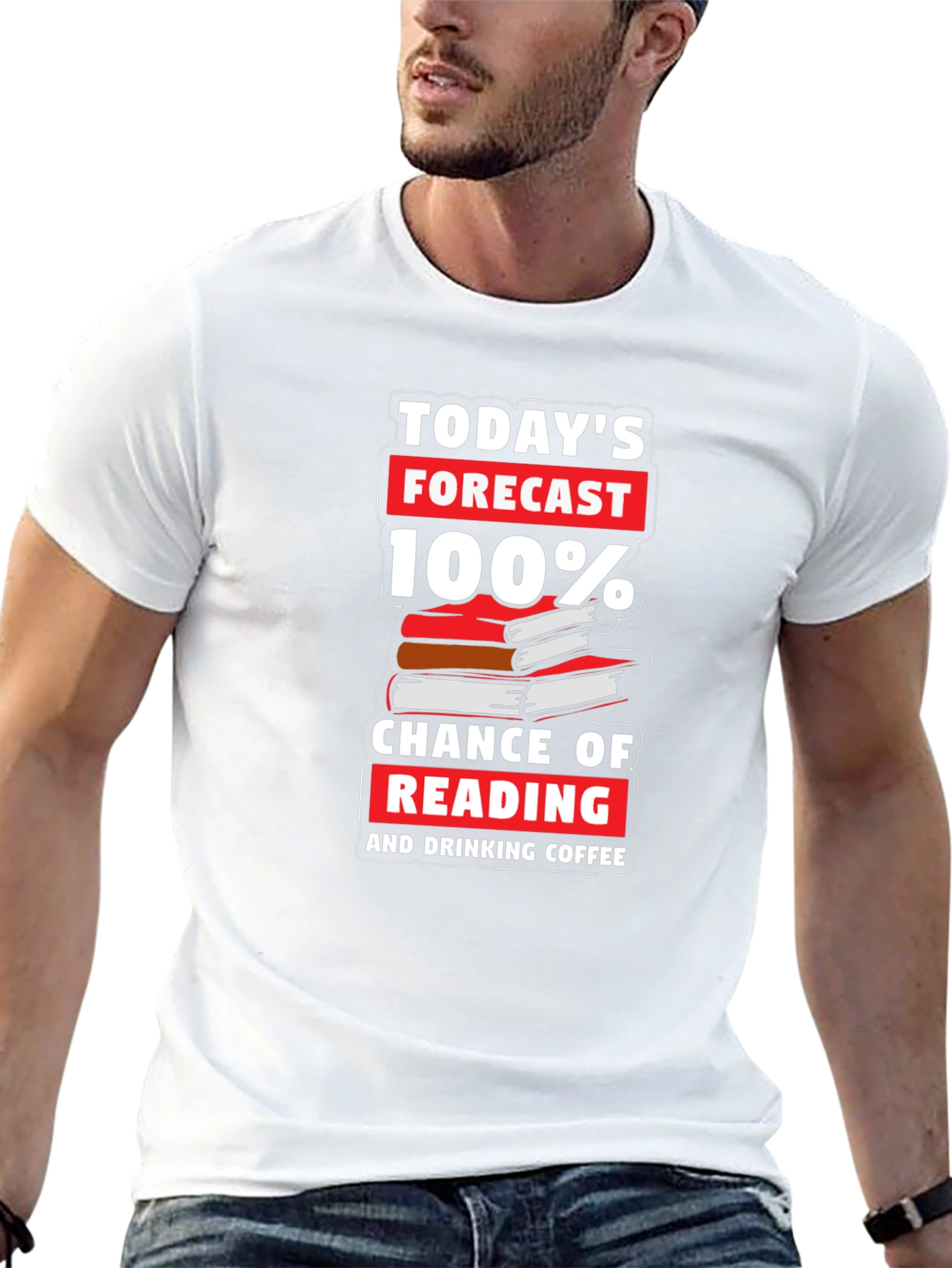 Reading & Coffee Forecast T-Shirt