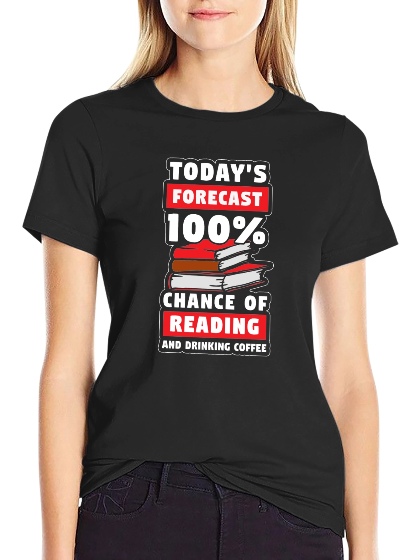 Reading & Coffee Forecast T-Shirt
