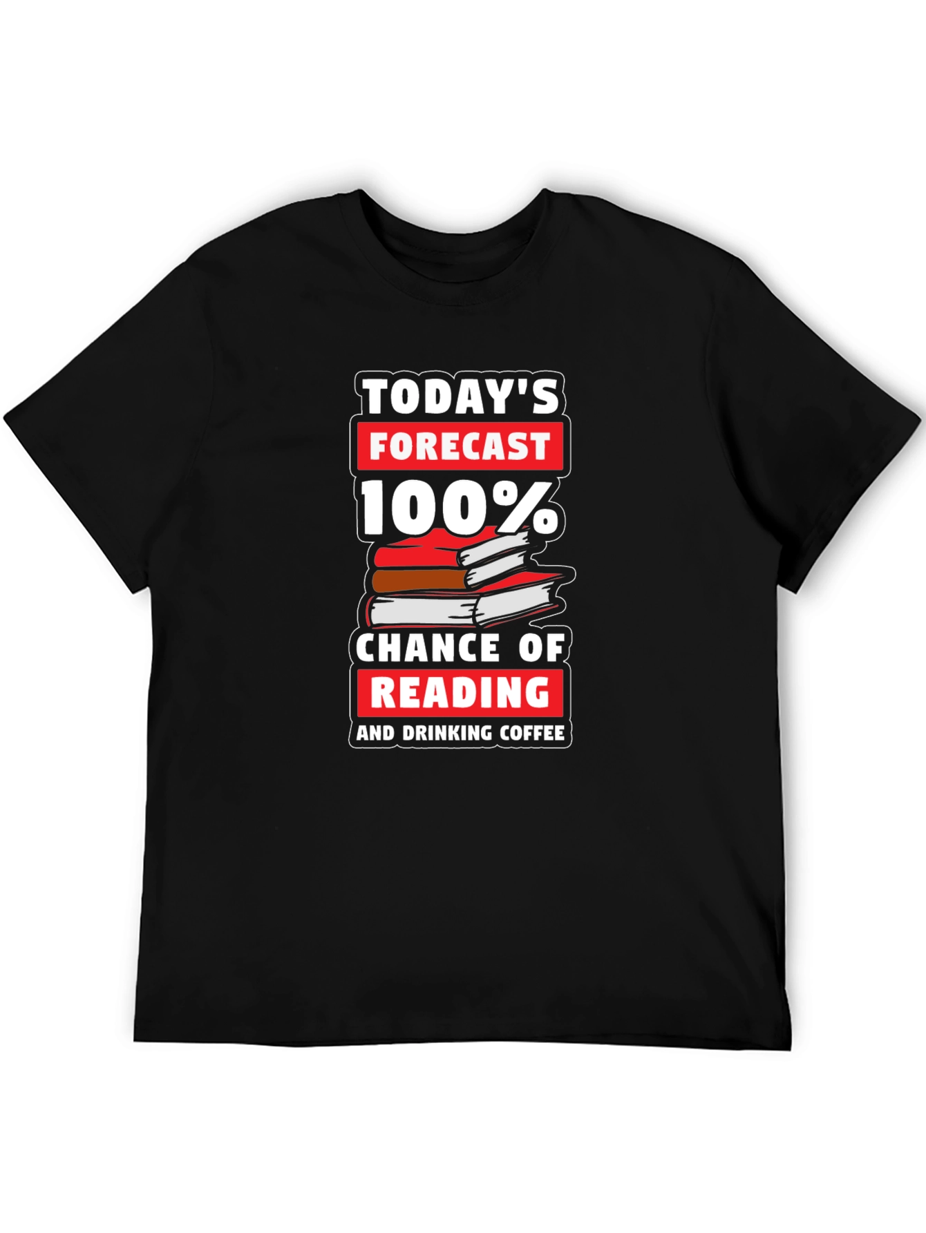 Reading & Coffee Forecast T-Shirt