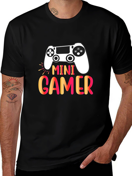 Mini Gamer Graphic T-Shirt - Black