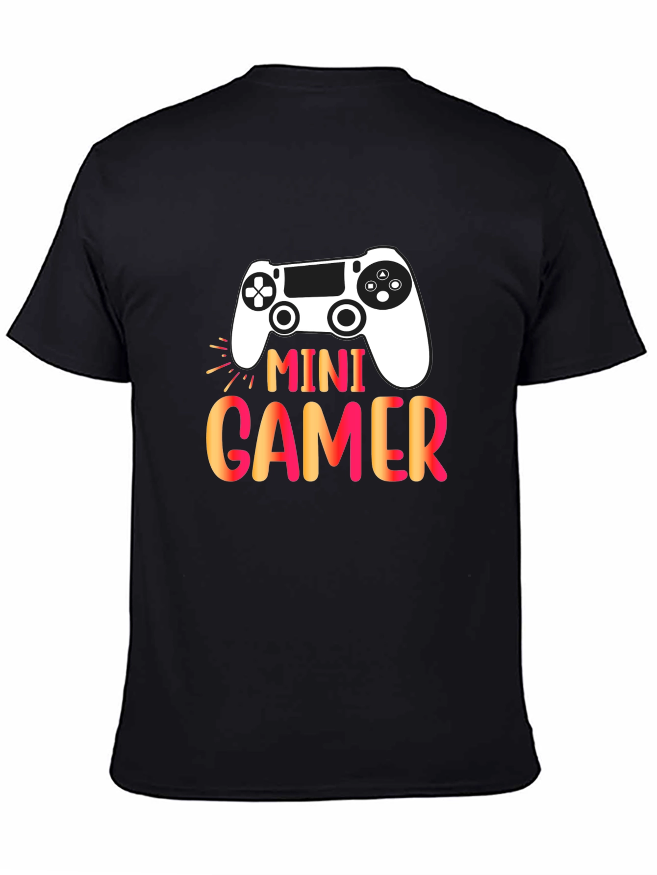 Mini Gamer Graphic T-Shirt - Black