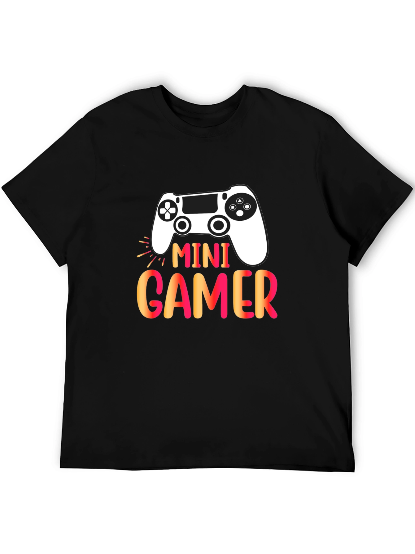 Mini Gamer Graphic T-Shirt - Black