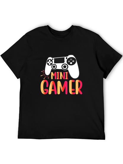 Mini Gamer Graphic T-Shirt - Black