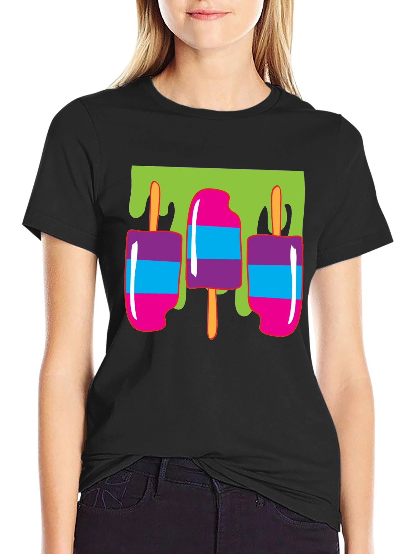 Retro Popsicle T-Shirt - Fun Summer Style!