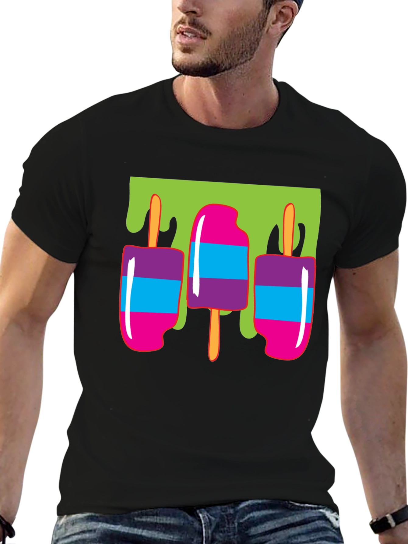 Retro Popsicle T-Shirt - Fun Summer Style!