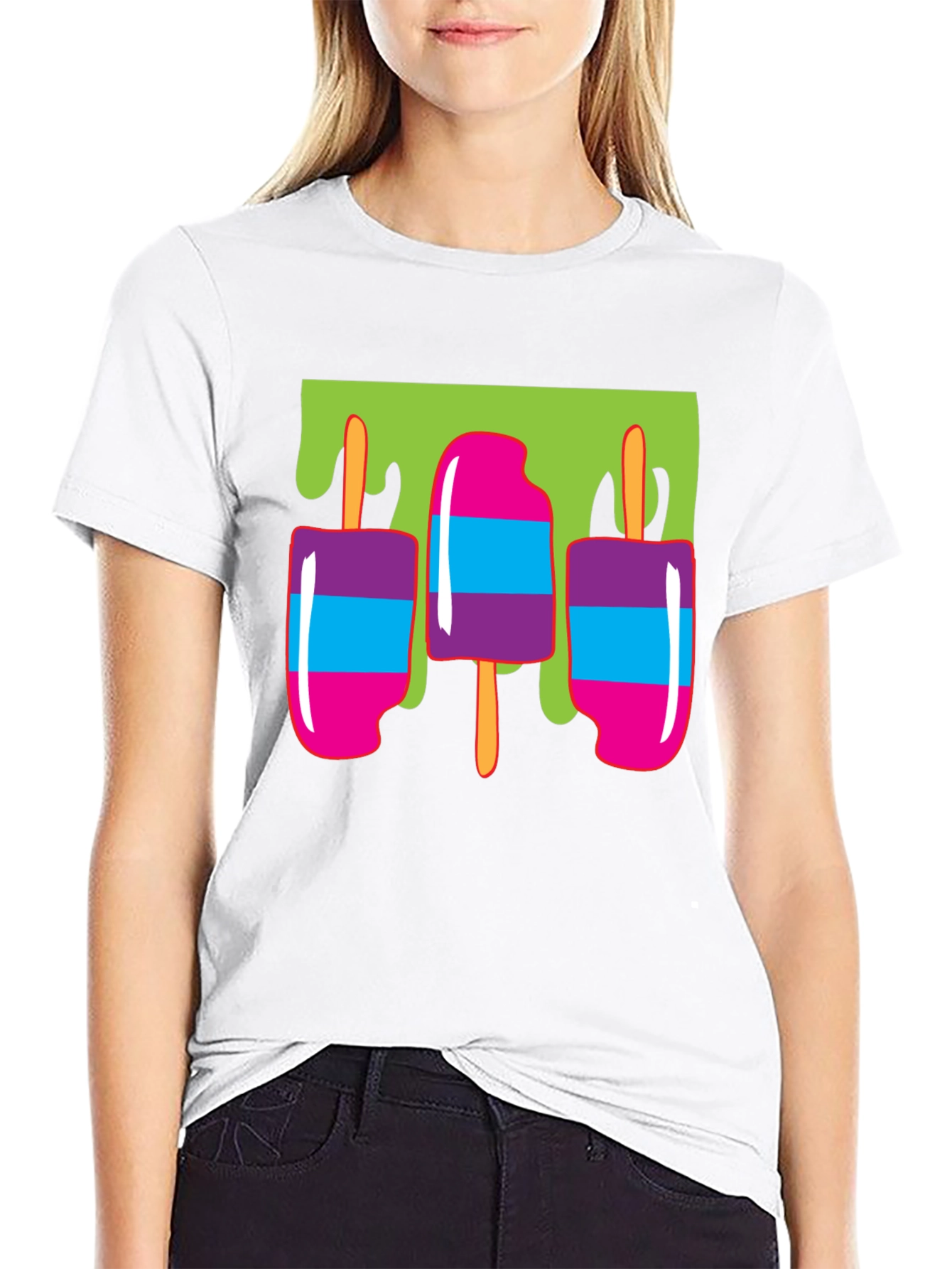 Retro Popsicle T-Shirt - Fun Summer Style!