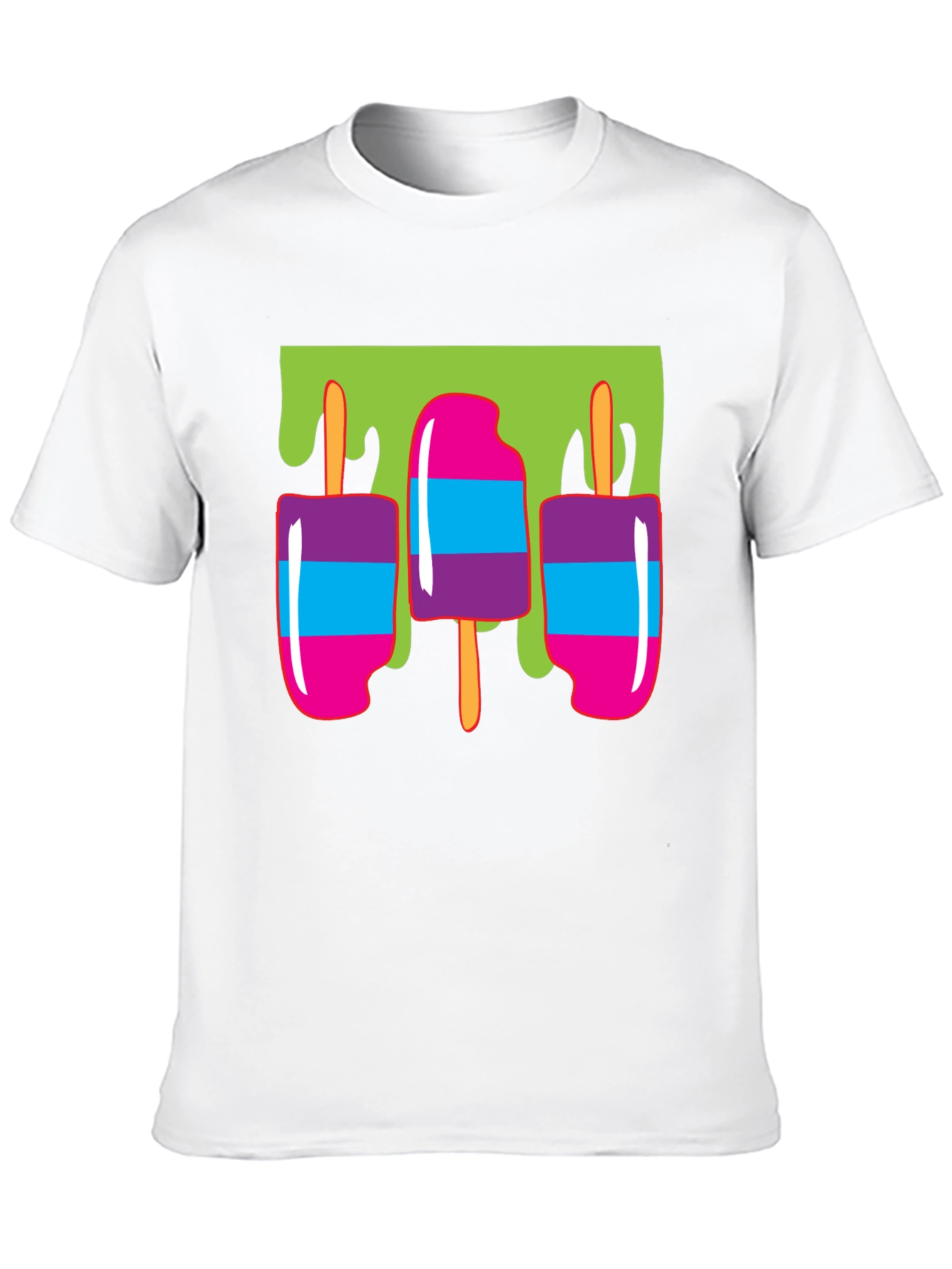 Retro Popsicle T-Shirt - Fun Summer Style!