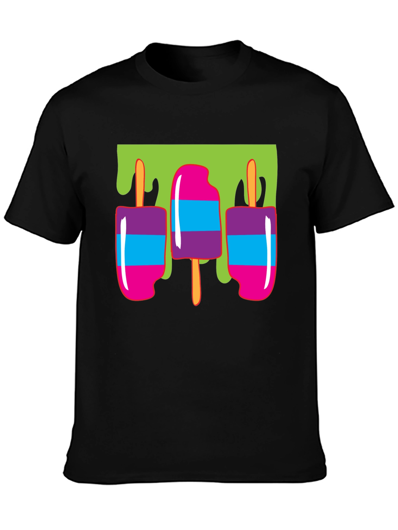 Retro Popsicle T-Shirt - Fun Summer Style!