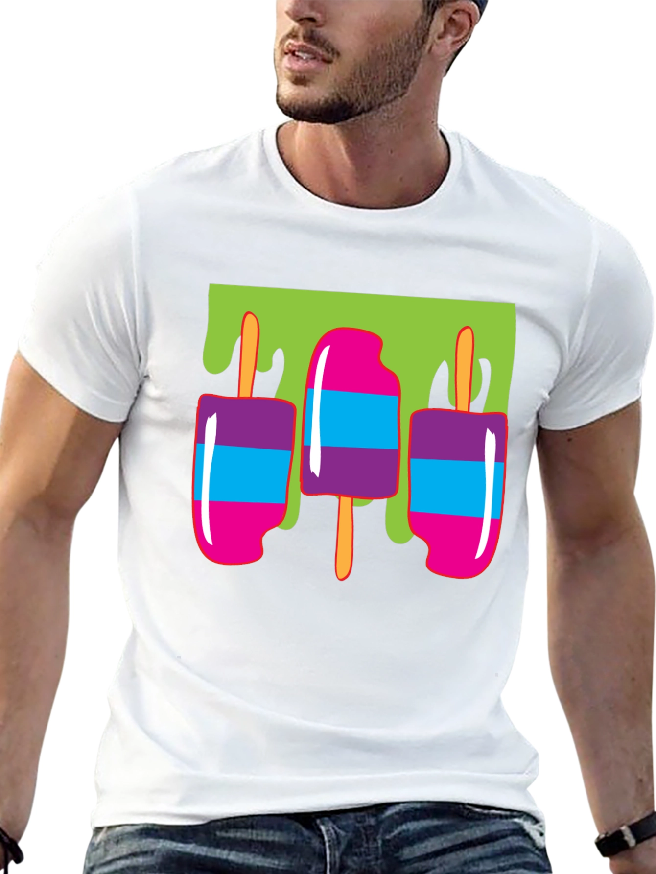 Retro Popsicle T-Shirt - Fun Summer Style!