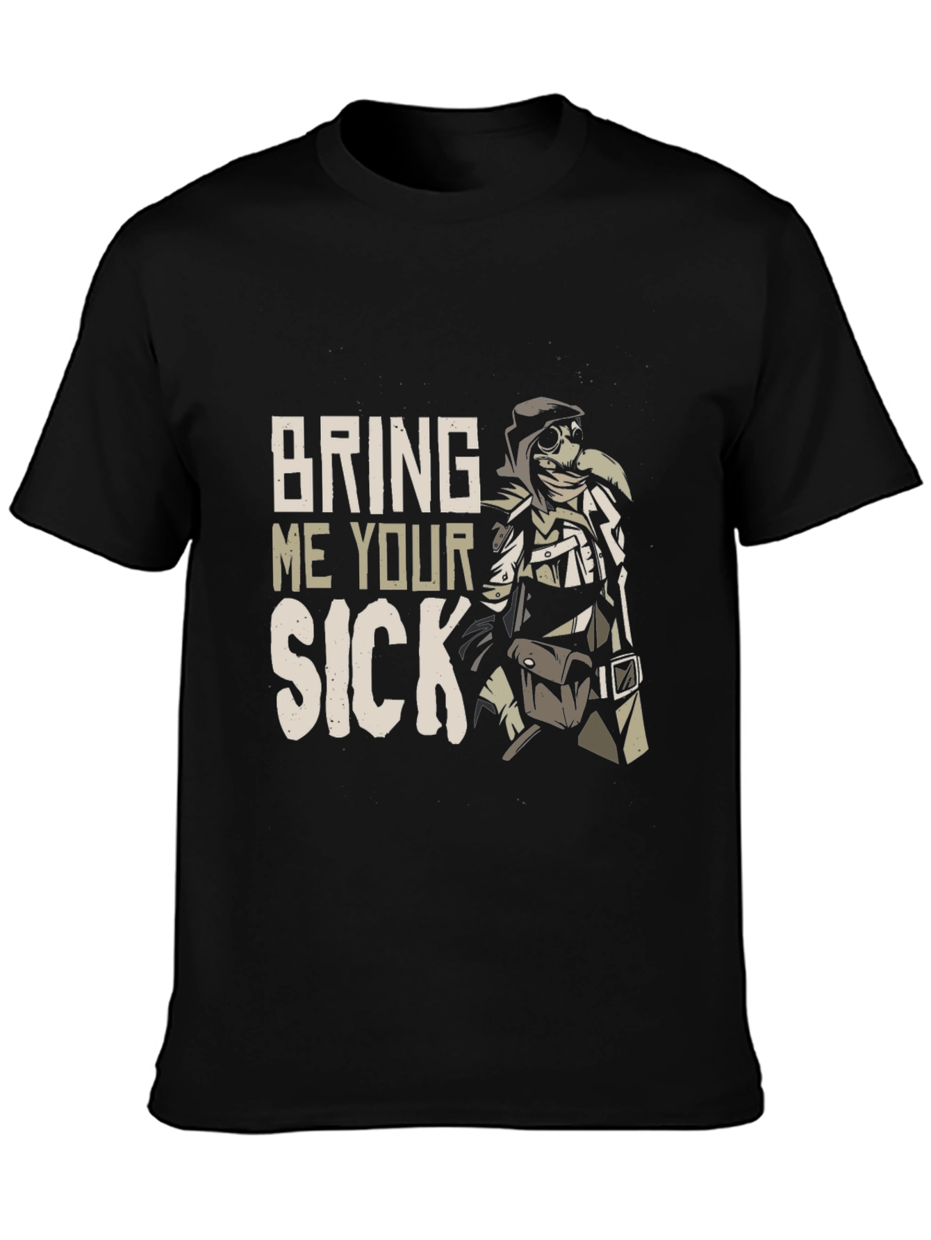 Bring Me Your Sick Plague Doctor Graphic T-Shirt