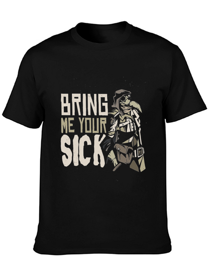 Bring Me Your Sick Plague Doctor Graphic T-Shirt