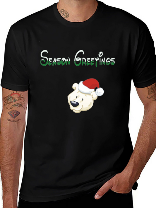 Season Greetings Polar Bear Christmas T-Shirt