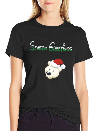 Season Greetings Polar Bear Christmas T-Shirt