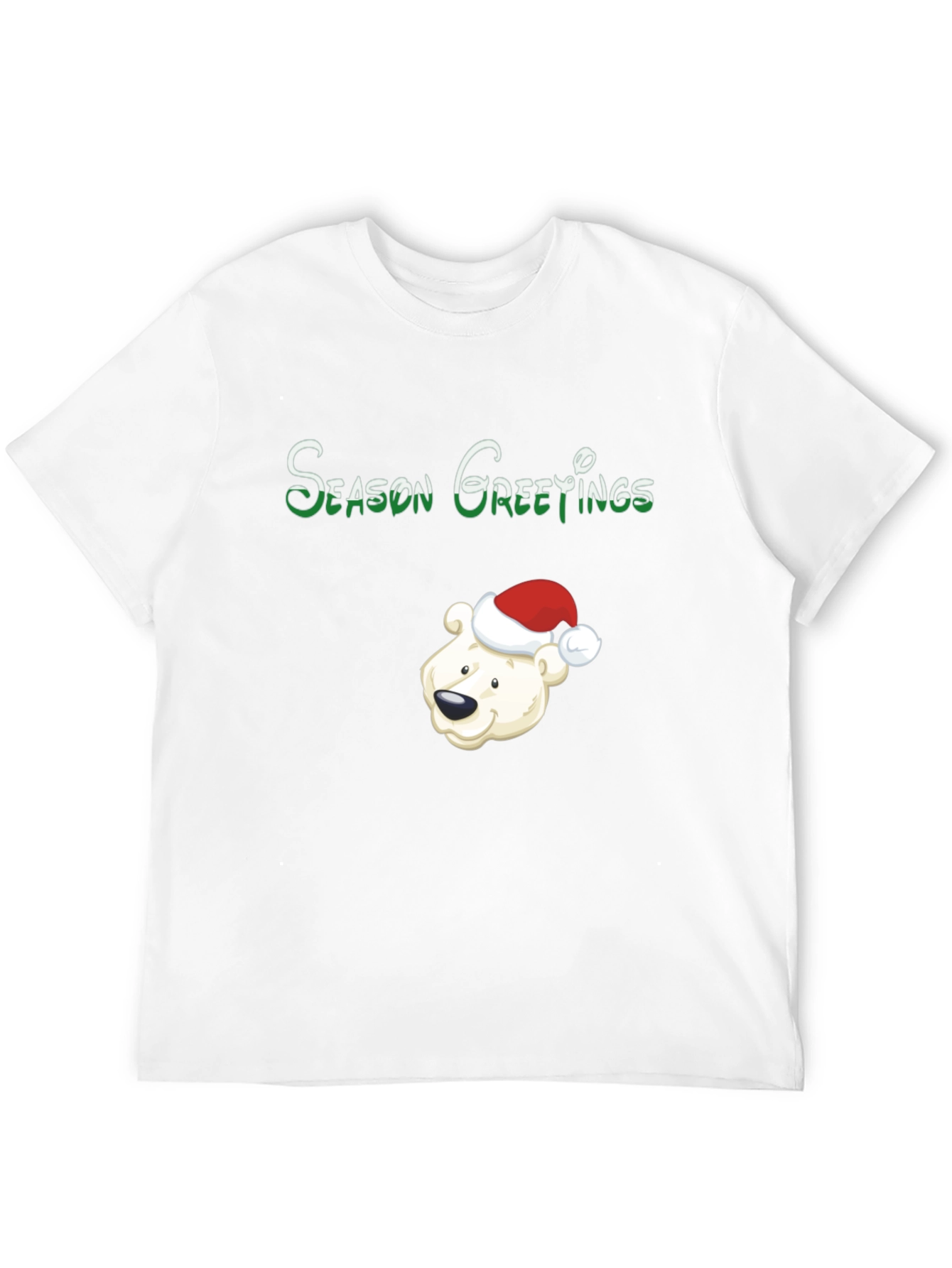 Season Greetings Polar Bear Christmas T-Shirt
