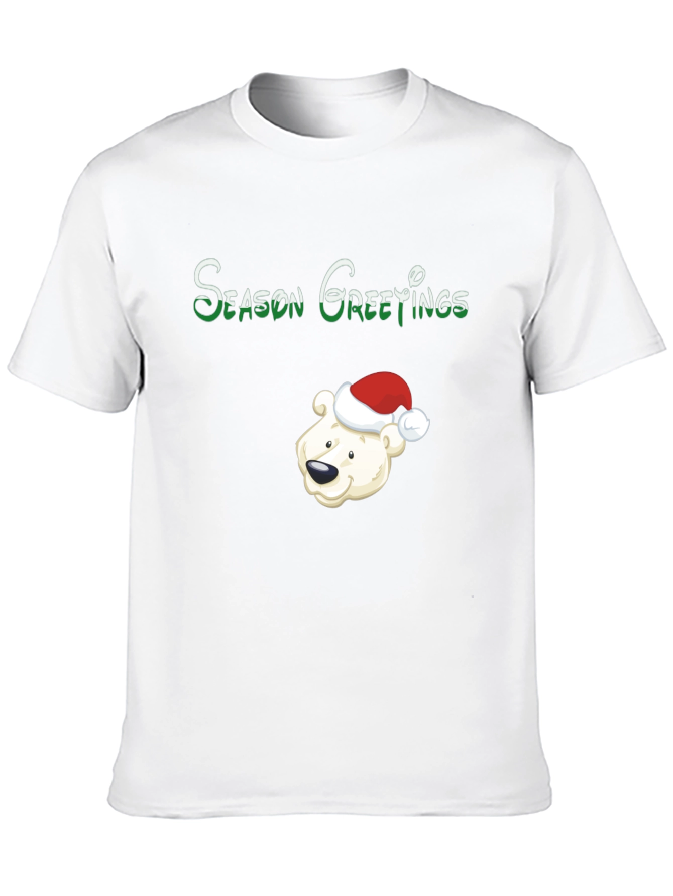 Season Greetings Polar Bear Christmas T-Shirt