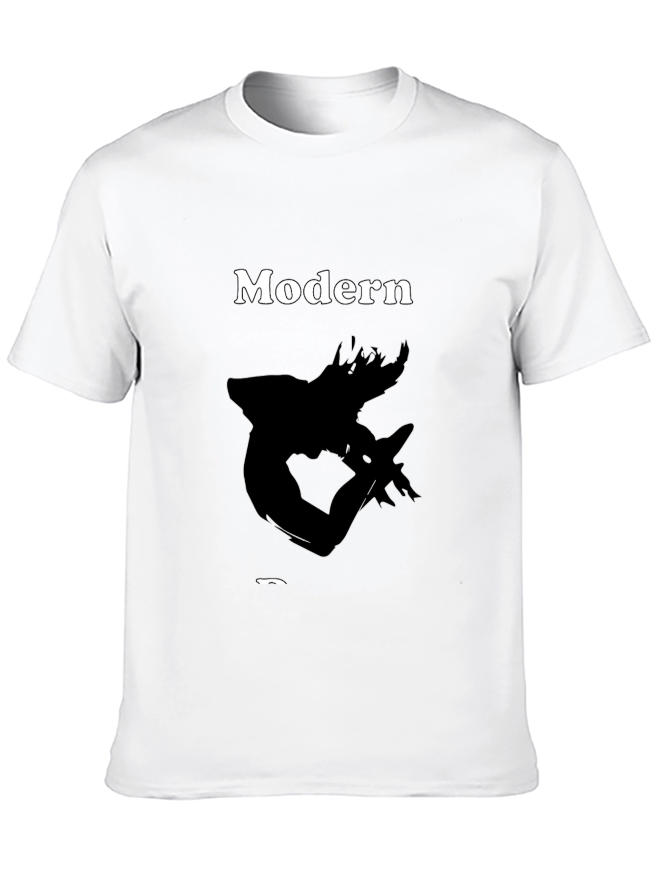 Modern Art Black T-Shirt - Stylish Graphic Tee