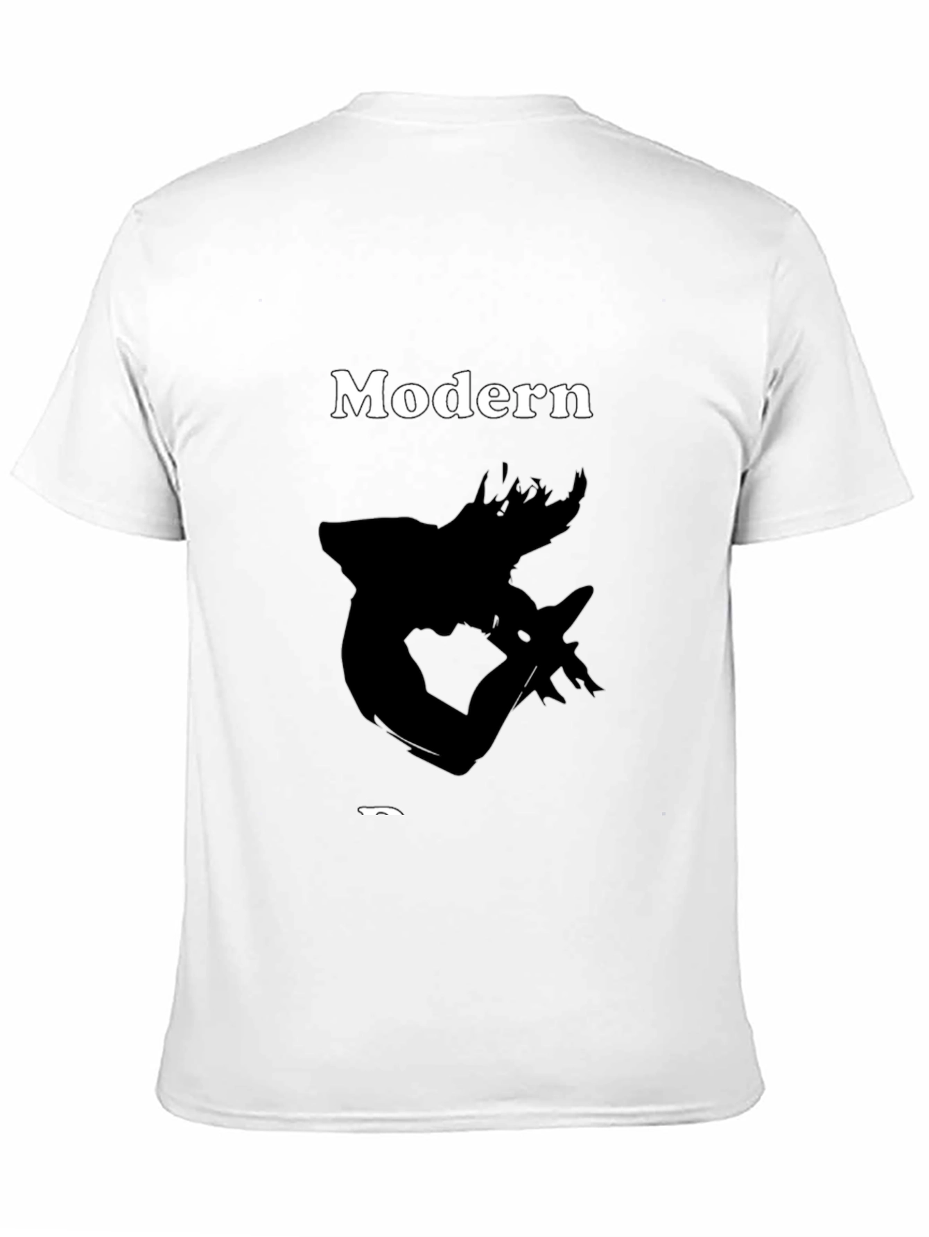 Modern Art Black T-Shirt - Stylish Graphic Tee