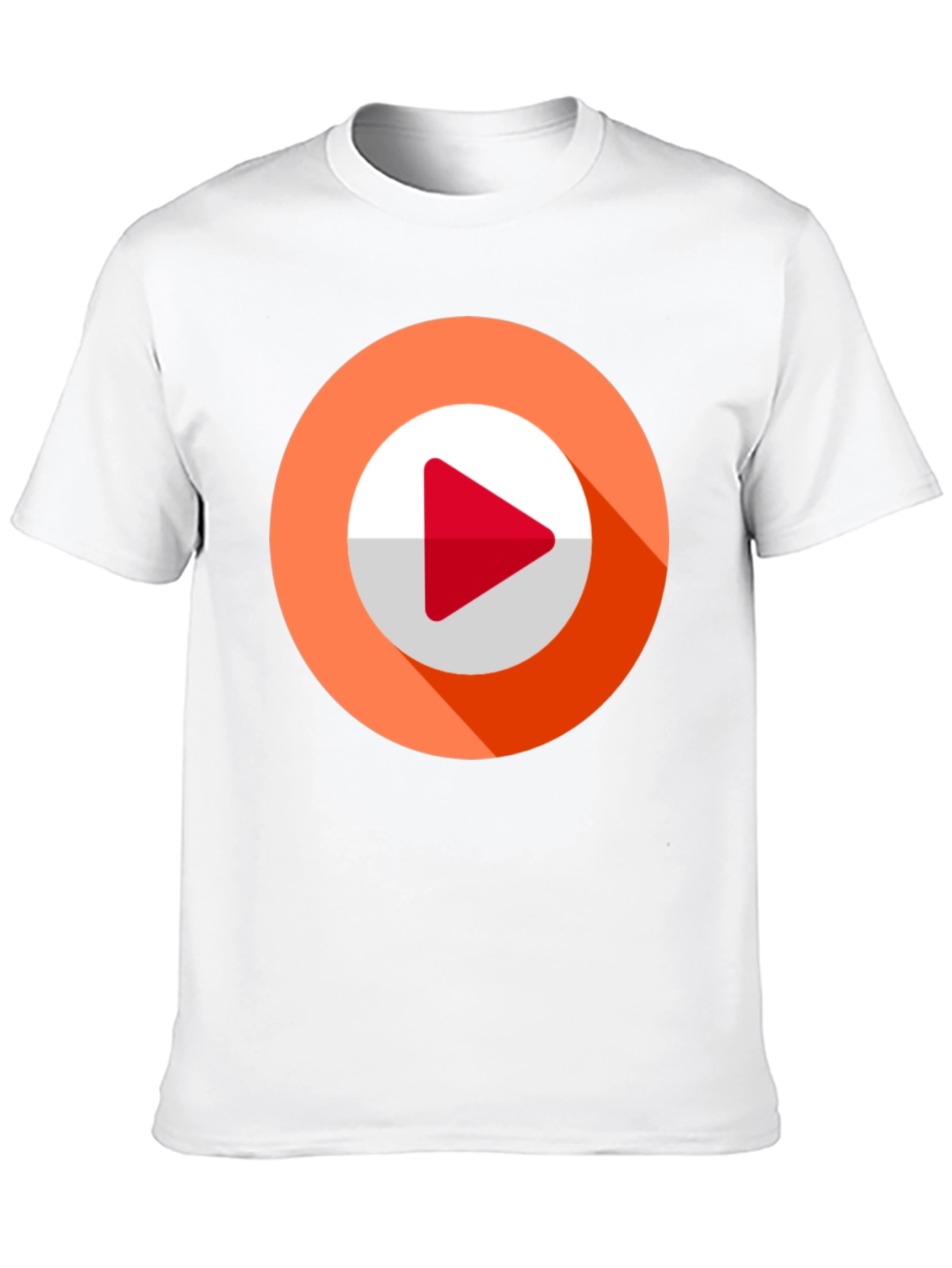 Modern Play Button Graphic Tee